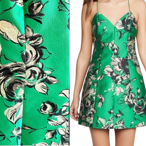 Alice + Olivia Dresses & Skirts - Alice + Olivia Tayla Structured Lantern Mini Dress